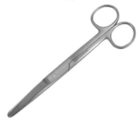 Scissors Forceps: SCISSORS ECONOMY WARD BLUNT/BLUNT 15.5CM