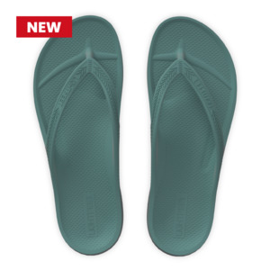 LIGHTFEET ARCH SUPPORT JANDALS - FOREST GREEN
