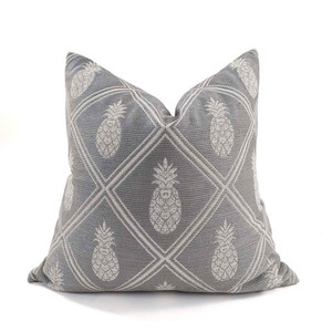 Grey Pineapple Cushion Cover White Sands Interiors