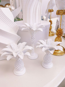 Products: White Coco Palm Candle Holder White Sands Interiors