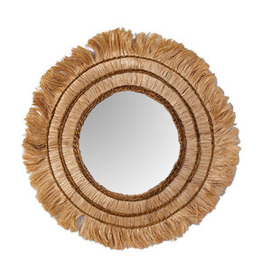 Products: Seagrass Striped Mirror White Sands Interiors