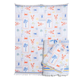 Products: Extra Large Beach Towel - Lobster White Sands Interiors