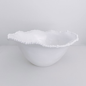 Pearl Melamine Large Bowl 36cm White Sands Interiors