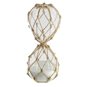 Products: Woven Hour Glass Large White Sands Interiors