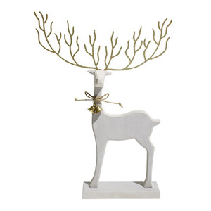 Wooden Mystical Reindeer (Small) White Sands Interiors