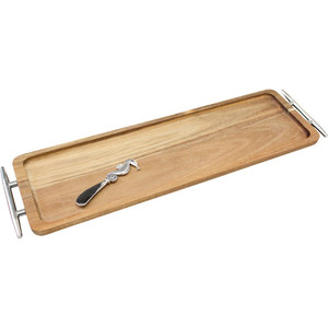 Products: Serving Tray With Seahorse Spreader White Sands Interiors