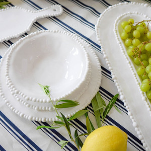 Products: Pearl Melamine Platter White Sands Interiors