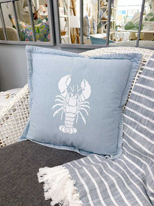 Products: Lobster Chambray Cushion White Sands Interiors