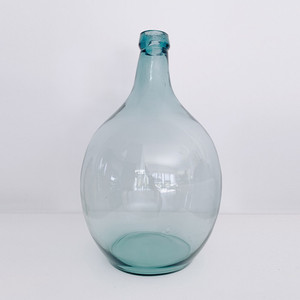 Seabreeze Hand-Blown Glass Bottle White Sands Interiors