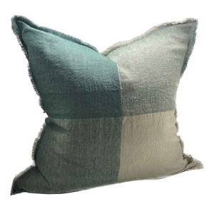 Soft Pine Linen Cushion Cover - 55cm x 55cm White Sands Interiors
