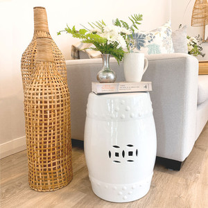 Products: Ceramic Classic Stool White Sands Interiors
