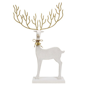 Wooden Mystical Reindeer (Large) White Sands Interiors