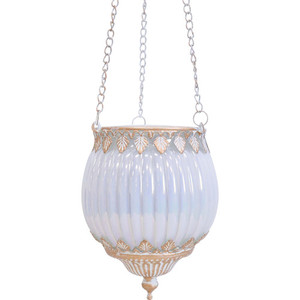 Classic Hanging LED lantern White Sands Interiors