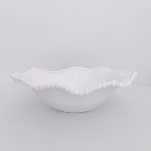 Products: Pearl Melamine Bowl 28cm White Sands Interiors