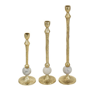 Taper Candle Holder Set/3 White Sands Interiors