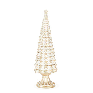 White and Gold Star Tree White Sands Interiors