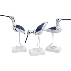 Products: Navy Ornamental Birds White Sands Interiors