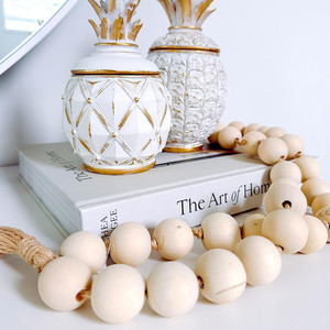 Products: Jumbo Tassel Beads Natural White Sands Interiors