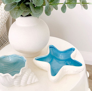 Products: Blue Starfish Bowl White Sands Interiors