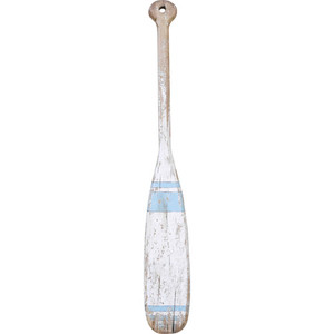 Rustic Oar Large Blue/white White Sands Interiors