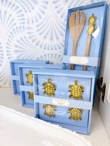 Products: Turtle Napkin Rings Set of 4 White Sands Interiors