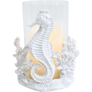 Seahorse Candle Holder White Sands Interiors