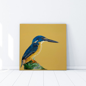Products: Azure Kingfisher (Original Artwork) White Sands Interiors