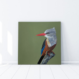 Hoody Kingfisher (Original Artwork) White Sands Interiors