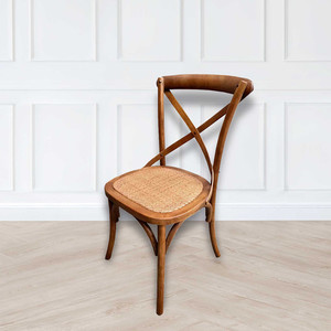 Cross Back Chair - Antique Oak White Sands Interiors