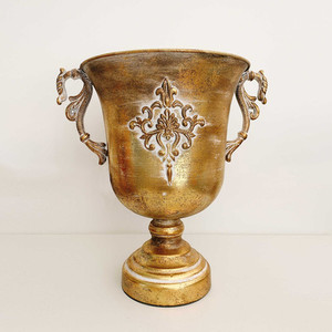 Products: Aged BrassTripoli Urn White Sands Interiors