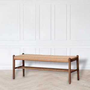 Chinese Oak Bench White Sands Interiors