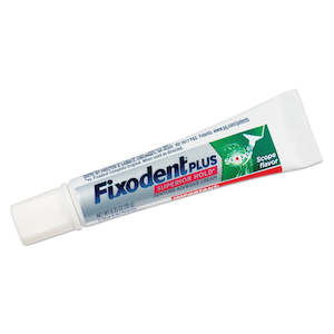 Denture Care: Fixodent Plus Scope Denture Adhesive Cream 10g Travel Size