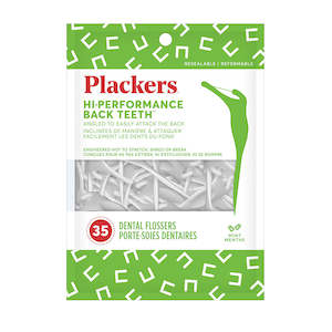 Oral Care: Plackers® Back Teeth Micro Mint Flossers 35 PACK