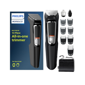 Personal Care: Philips Norelco Multi Groomer All-in-One 13 Piece Trimmer Series 3000 MG3740/40