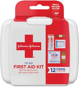Johnson & Johnson First First Aid Kit Travel Size