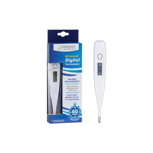 First Aid Self Testing: Veridian Healthcare 60-Second Digital Thermometer