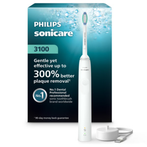 Philips Sonicare 3000 Series Sonic Electric Toothbrush White Handle