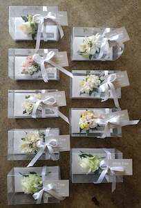 Flowers: Wrist Corsage & Buttonhole