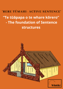 Frontpage: Rere Tūmahi - Active Sentence Poster