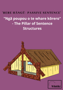 Rere Hāngū - Passive Sentence Poster