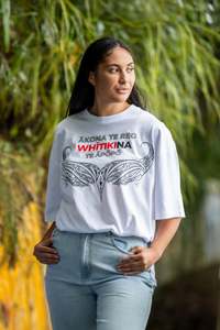 White Oversized Whītiki Tee