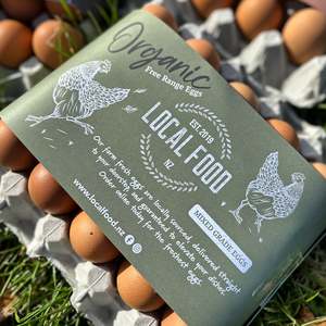 Manawatu Organic Free Range Eggs - 30 TRAY (Truck delivery or pickup only)