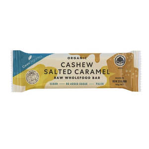 Cashew Salted Caramel Raw Wholefood Bar 50g SHORT DATED