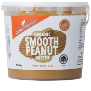 Organic Peanut Butter Smooth 2kg