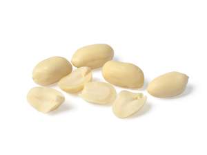 Nuts Seeds: Organic Blanched Raw Peanuts
