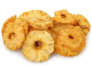 Dried Fruit Veg: Organic Dried Pineapple Rings