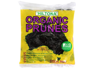Dried Fruit Veg: Organic Prunes 250g Moist Pack