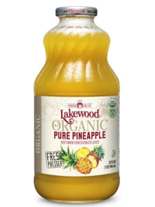 Plant Milks: Organic Pure Pineapple Juice 946ml