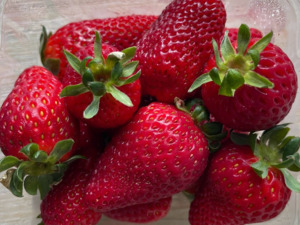 Fruit Only: Peter's Local Organic Strawberries 250 g punnet - Chilled Truck Only