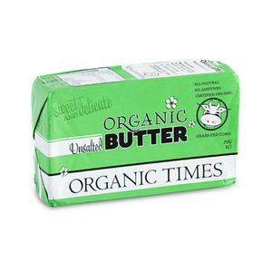 Organic Times Organic Butter - Unsalted 250 g block